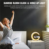 G Shaped LED Light Table Lamp With Wireless Charger