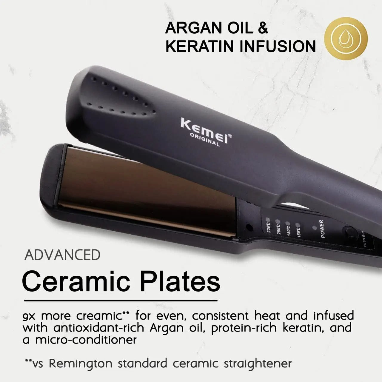 KM-329 Hair Straightener